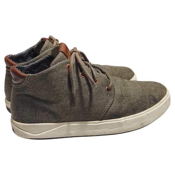 Olukai Nānā Hele Wai‘apo Water-Resistant Gray High Top Sneakers Men's Size 8 - Picture 6 of 10